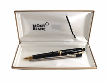 Montblanc Interchangeable Pencil and Ball Point Pen in Original Case
