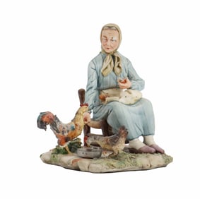 Dino Bonalberti (Born 1928) Italian, Capodimonte Arts of Italy Porcelain Figurine