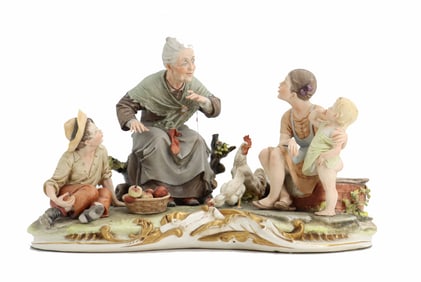 Bruno Merli (1914-1996) Italian, Capodimonte Porcelain Sculpture