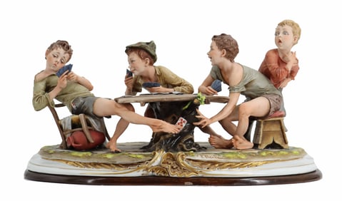 Bruno Merli (1914-1996) Italian, Capodimonte Porcelain Sculpture