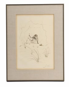 Salvador Dali (1904-1989) Spanish, Etching "Brother Ogrin"