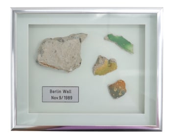 Framed Fragments of the Berlin Wall