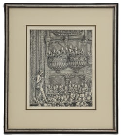 Reginald Marsh (1898-1954) American, Gaiety Burels Etching, Whitney Edition