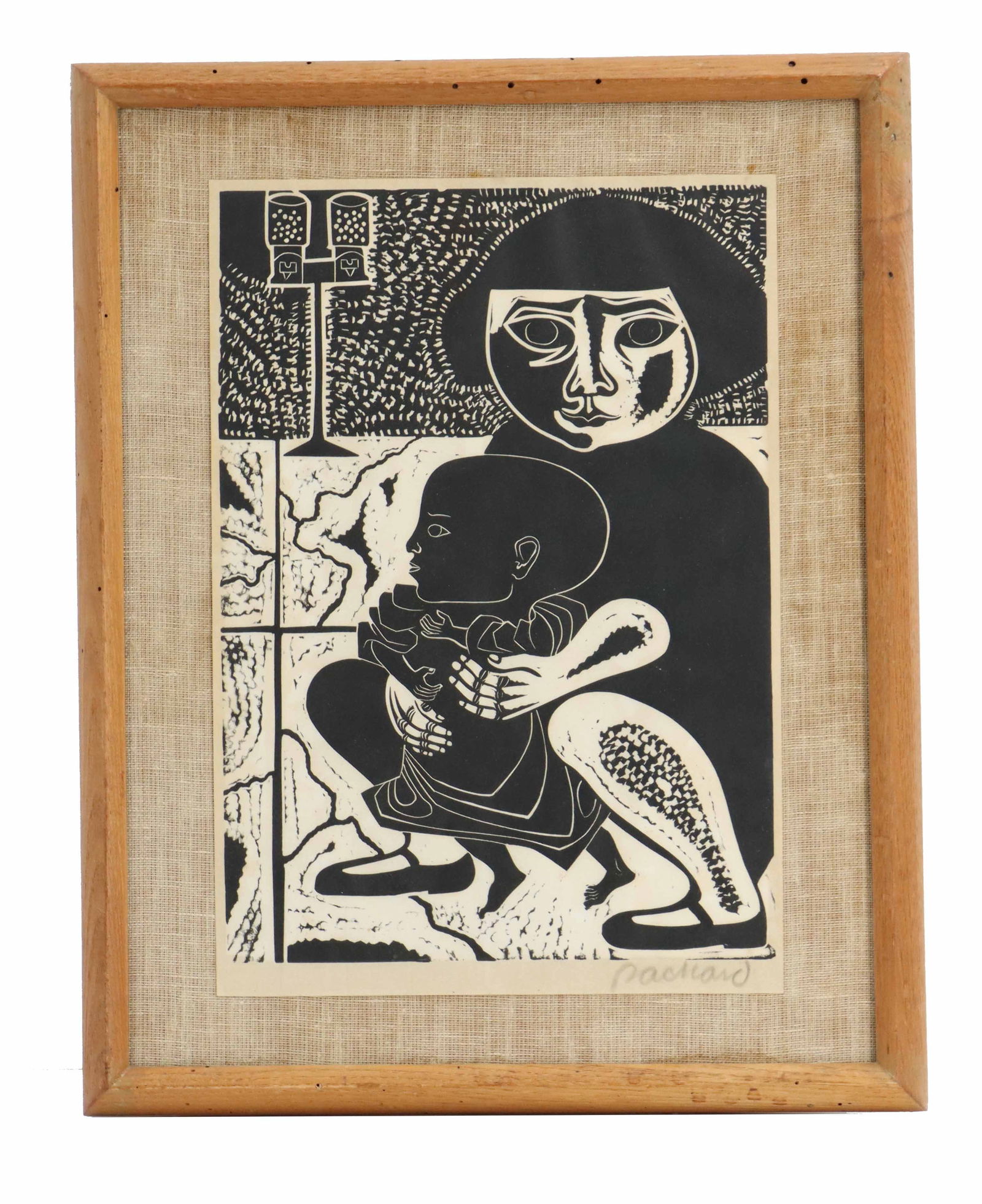 Emmy Lou Packard (1914-1998), Woodblock Print: Emmy Lou Packard (1914-1998), Woodblock Print. Pencil signed lower right. Overall Size: 5 1/2 x 19 1/2 in. Sight Size: 10 1/4 x 15 in. West Coast artist Emmy Lou Packard was born in Cali