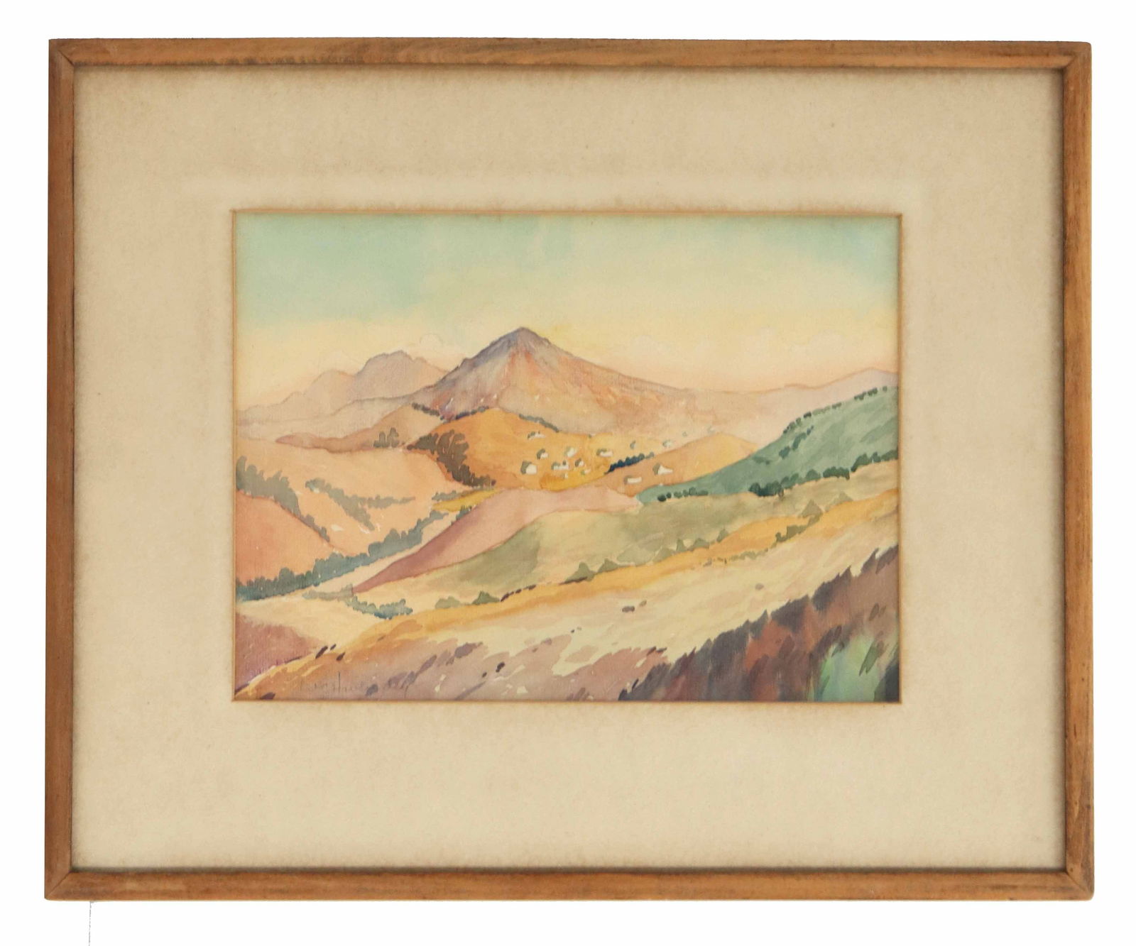 William Habberley (1869-1949) American, Watercolor Landscape (1 of 7)