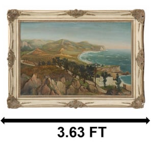 1960's Stinson Beach, California Oil Painting