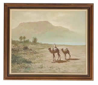 Orientalist Signed Oil Painting