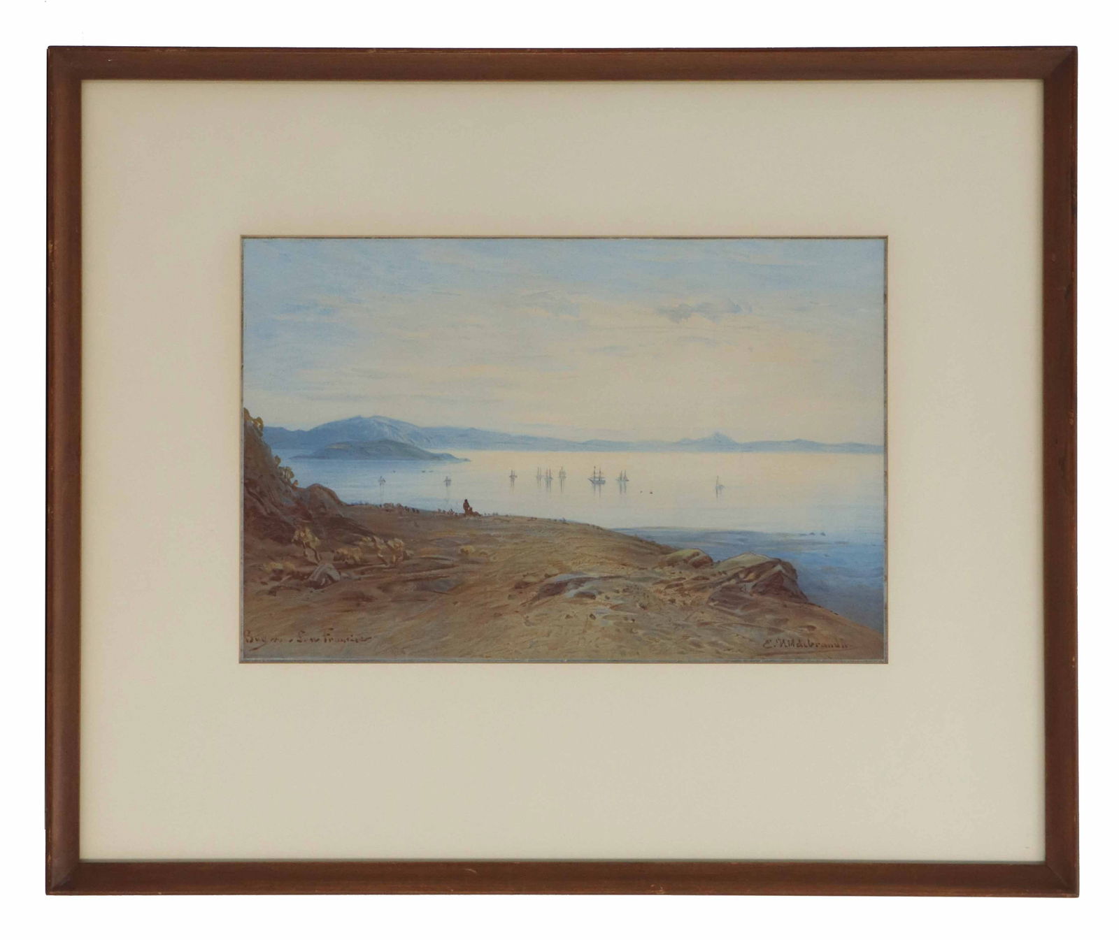 Eduard Hildebrandt (1819-1869) California/Germany, San Francisco Bay Chromolithograph (1 of 8)