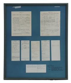 Confederate Calvarly Sargeants Discharge Documents