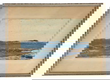 Arthur Newman Starin (1889-1971) American, Watercolor, Coastal Dunes