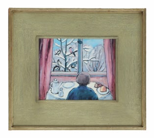 Gabriele Munter (1877-1962) German, Print "Breakfast of the Birds"