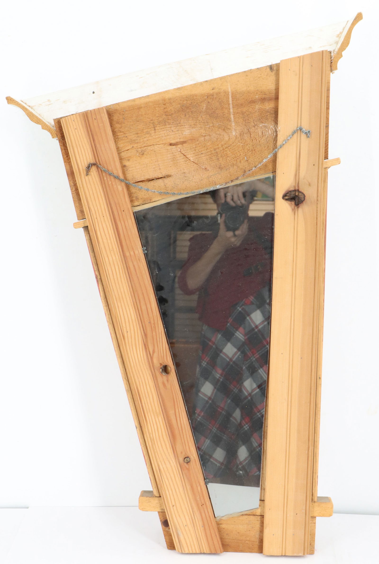 Folk Art Wall Mirror - 7