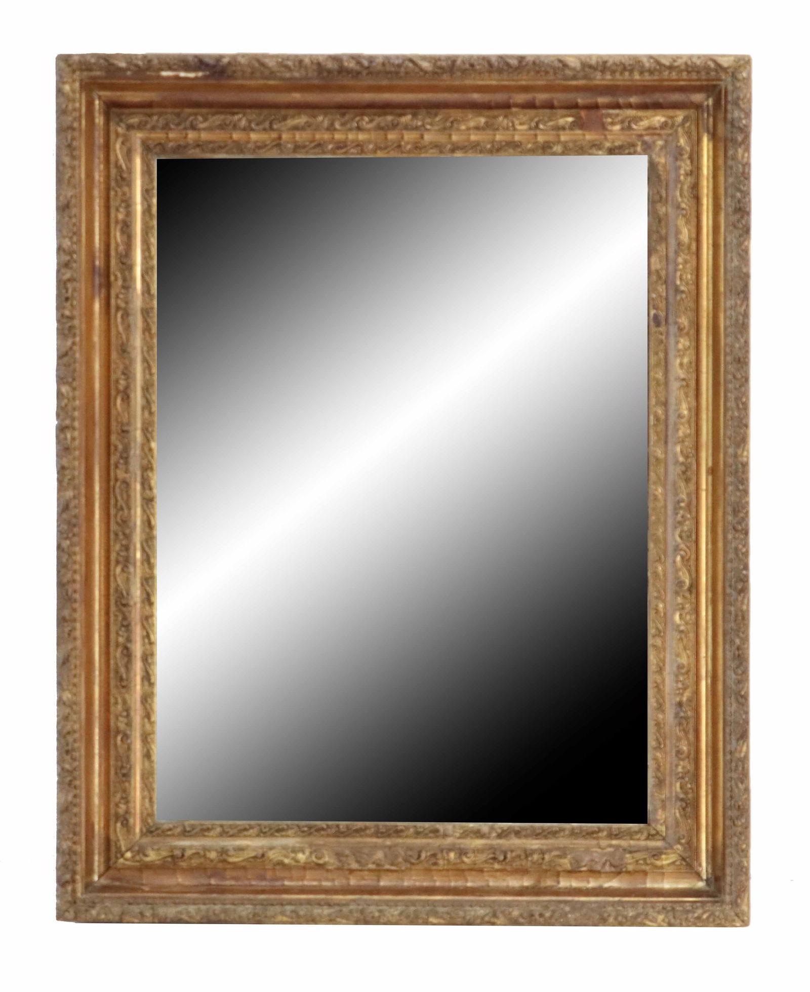 Antique Baroque Style Gilt Wood Mirror (1 of 9)