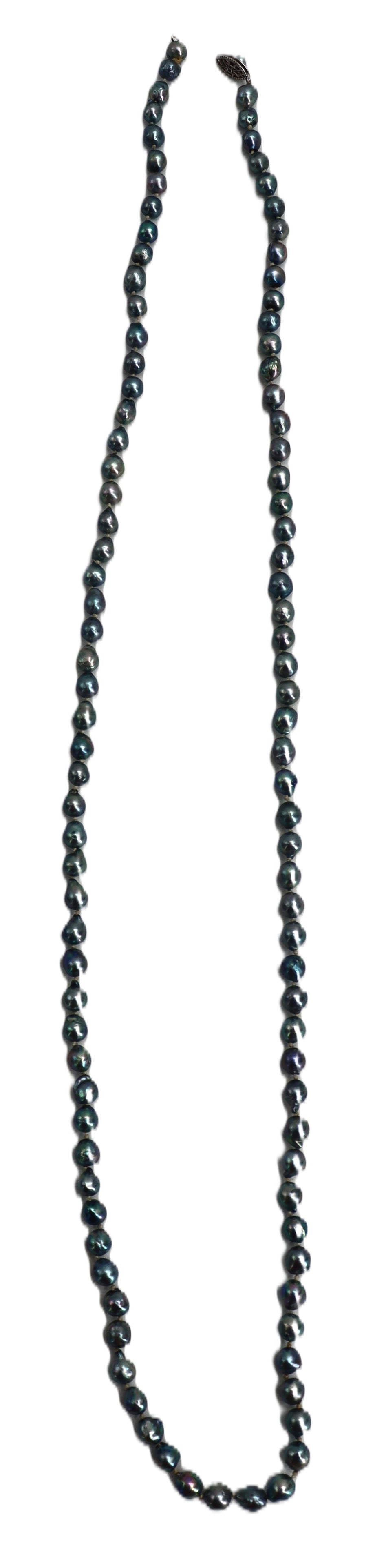 Gray Pearl Necklace - AS IS (1 of 10)