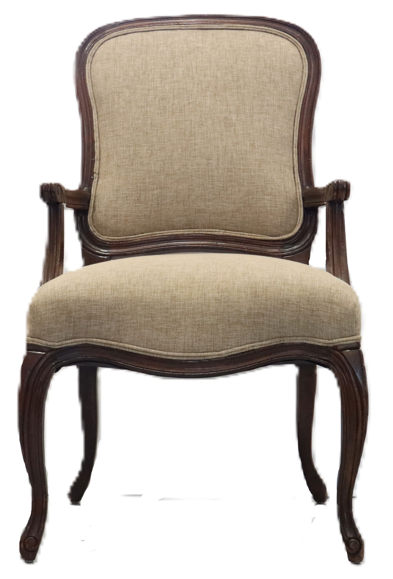 Sprintz Furniture Lucerne Hand Carved Upholstered Arm Chair (1 of 13)