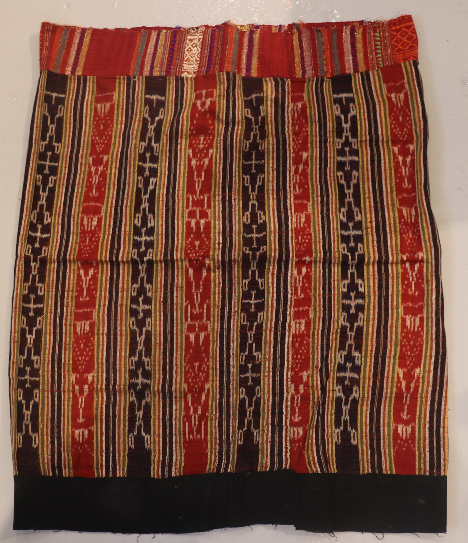 Southeast Asian Ikat Tai Lue Handwoven Skirt - 10