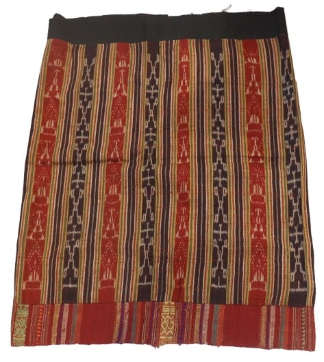 Southeast Asian Ikat Tai Lue Handwoven Skirt (1 of 11)