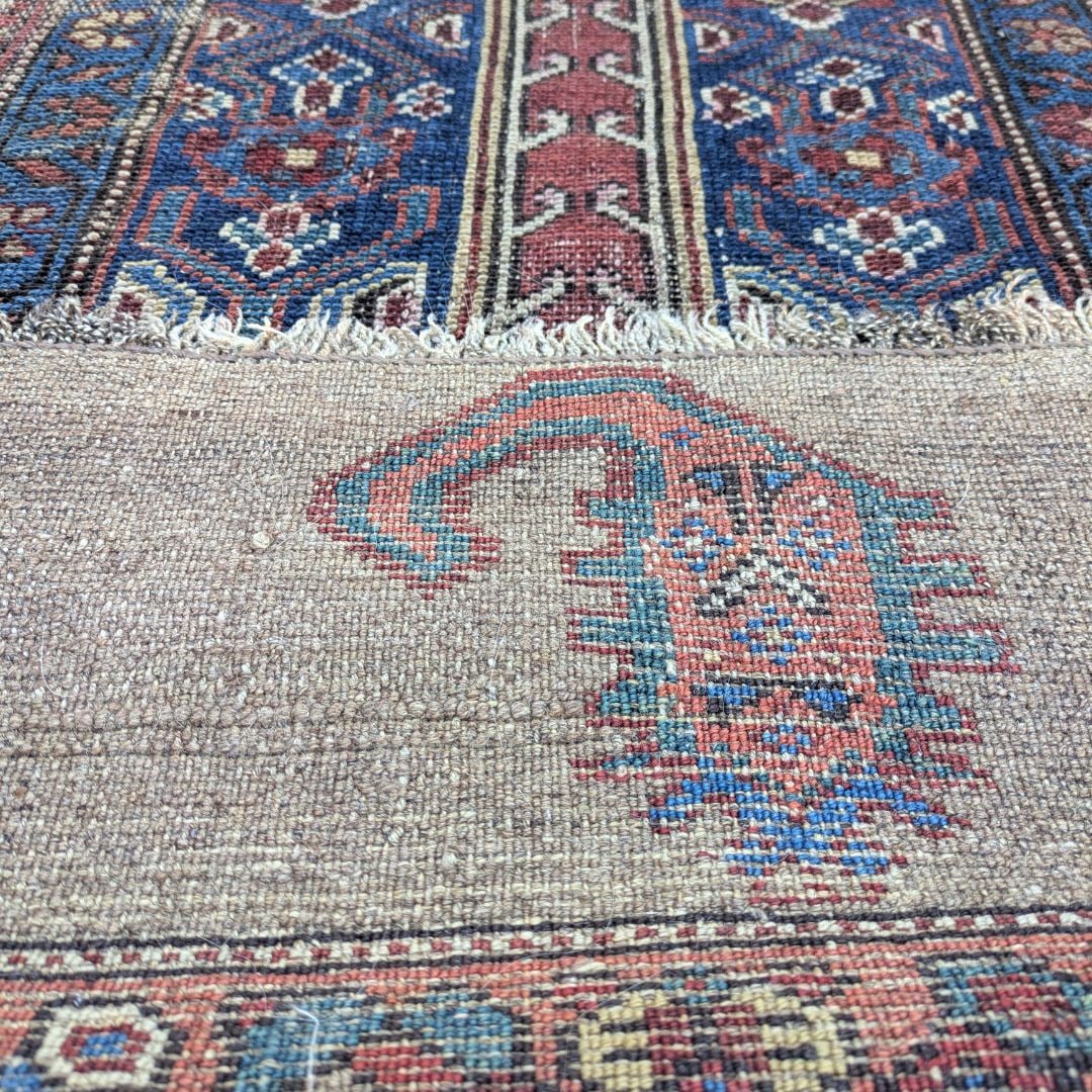 Large Antique Persian Tribal Wool Rug - 3