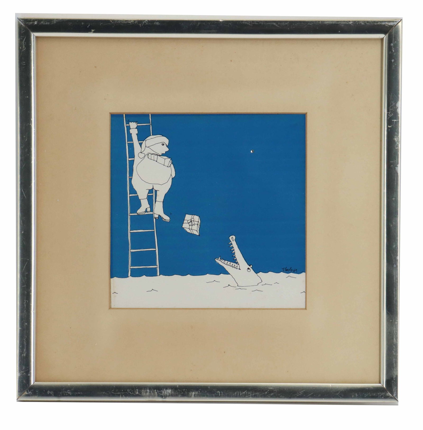 Larry Laslo (Born 1943) American, Christmas Postcard (1 of 11)