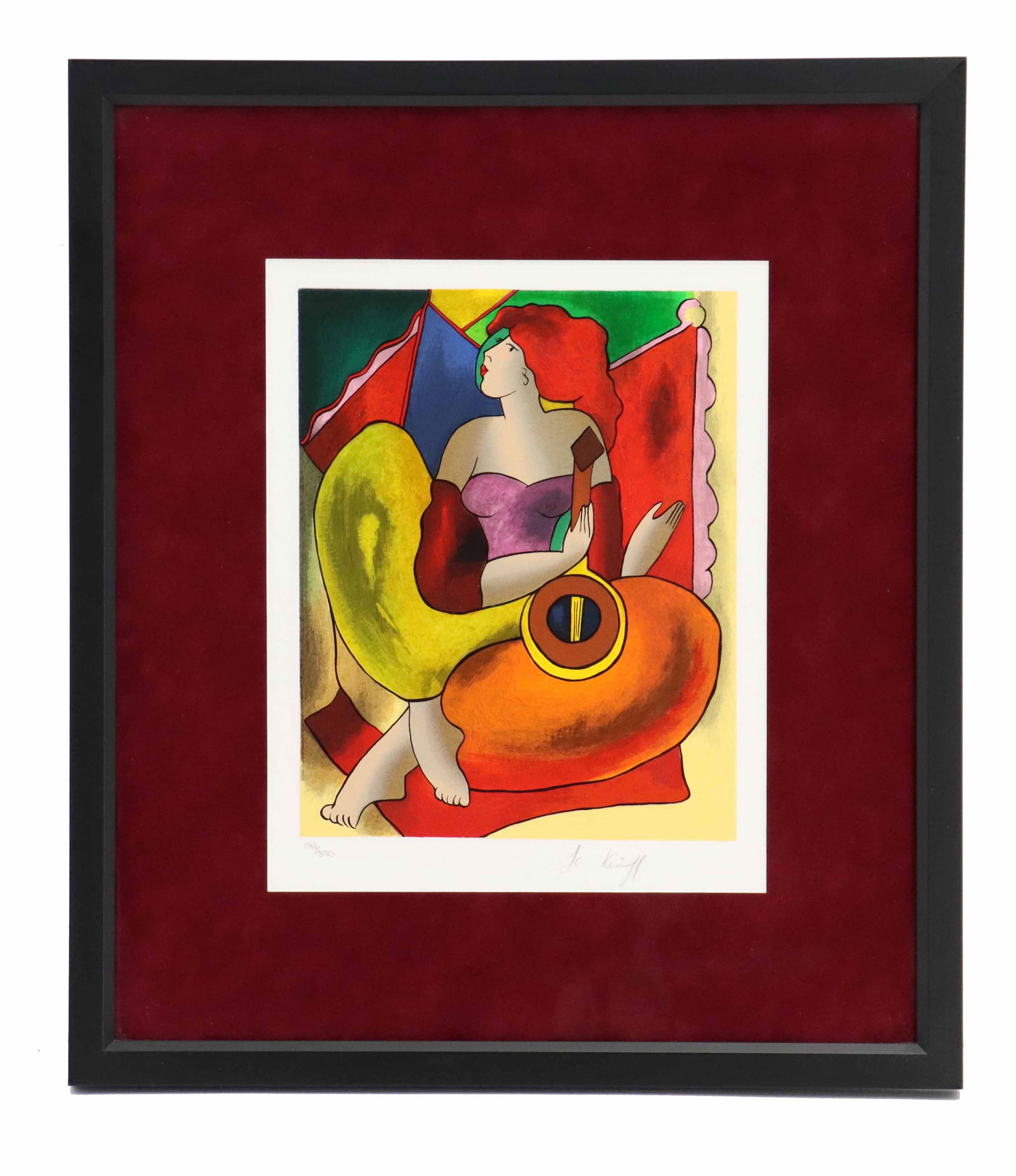 Linda Le Kinff (Born 1949) French, Signed and Numbered Serigraph (1 of 7)