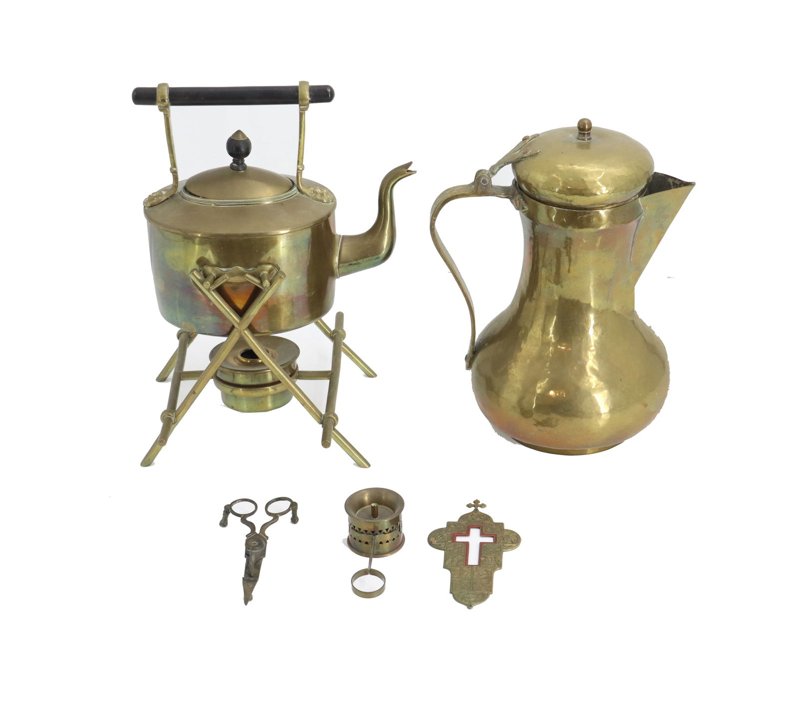 (7) Antique Various English Brass Items by William Soutter and Sons (1 of 18)