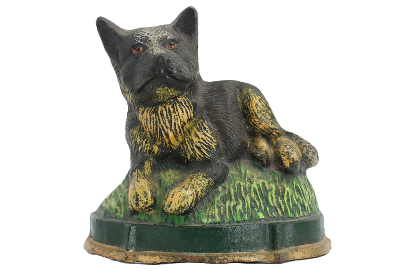 Vintage Cast Iron Dog Door Stopper (1 of 8)