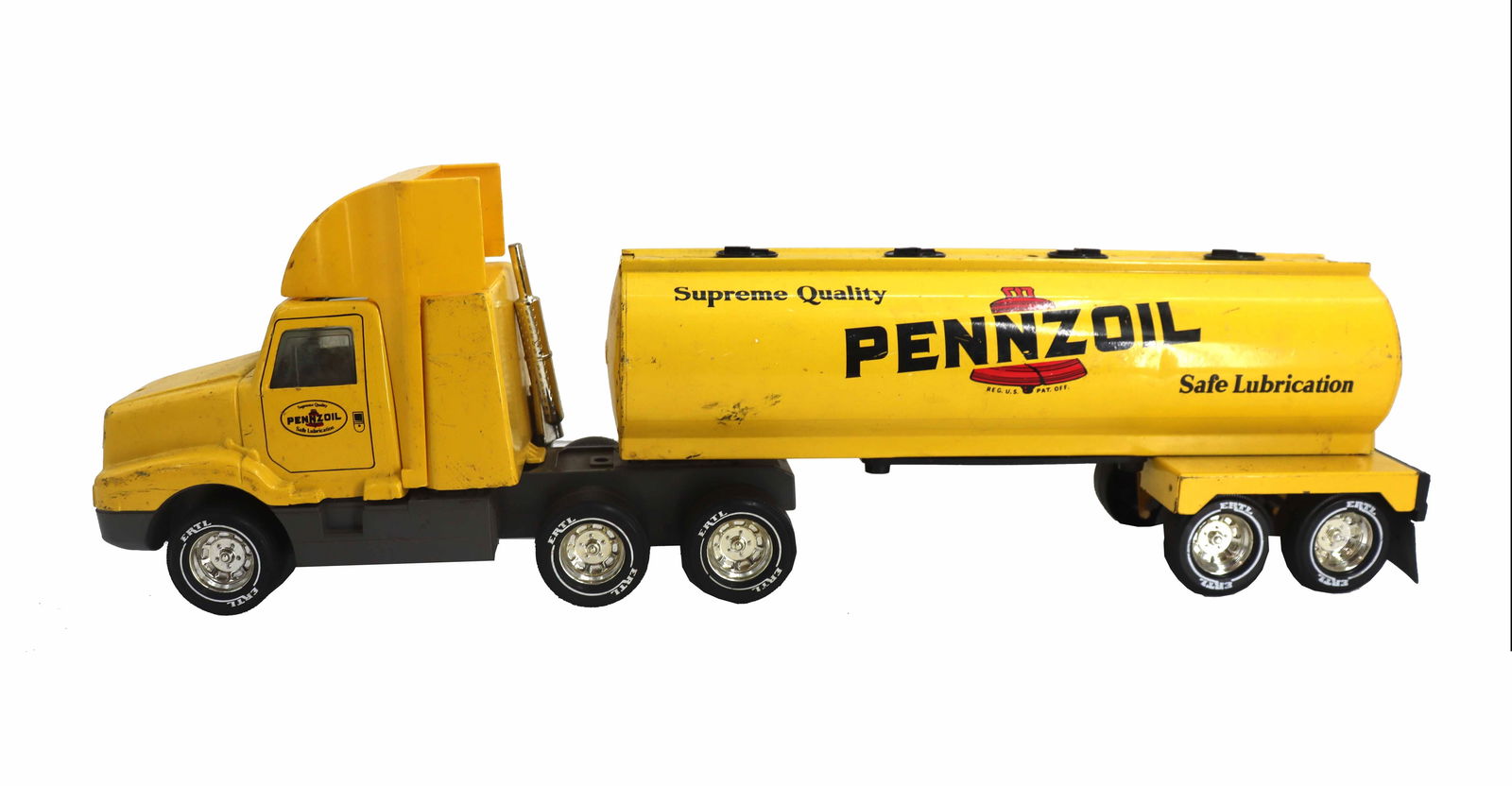 Vintage ERTL Pennzoil Semi-Truck and Tanker Trailer Toy (1 of 15)