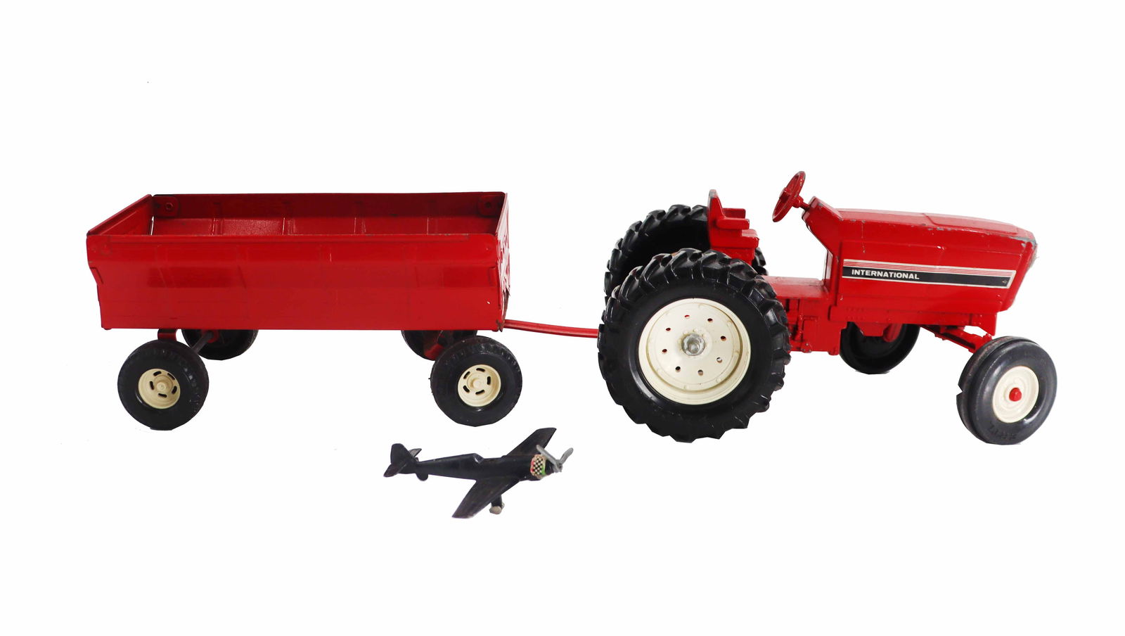 Vintage ERTL International Harvester Toy Tractor and Toy Plane (1 of 20)