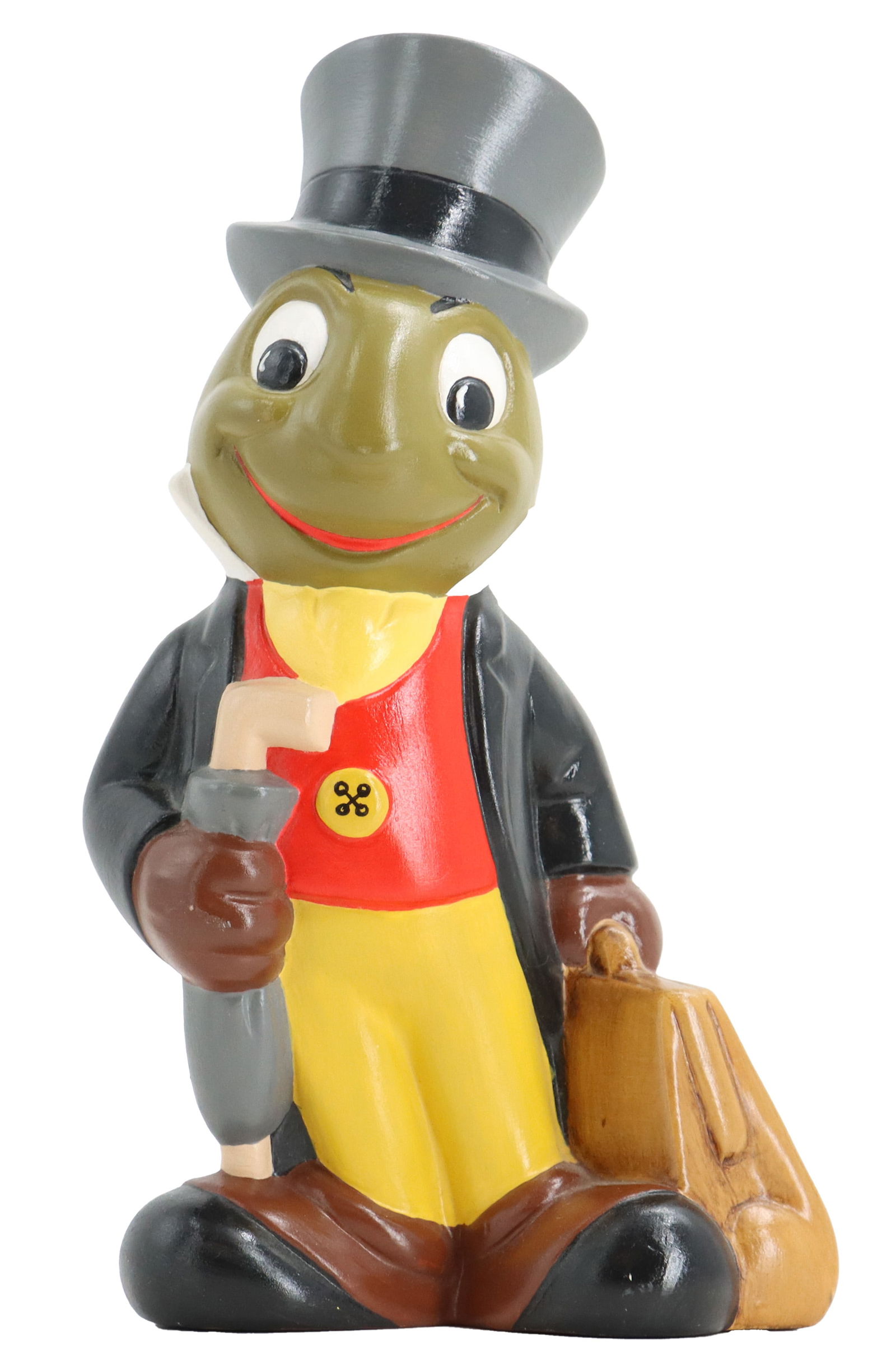 Rare 1975 Walt Disney Productions Jiminy Cricket Hand-Painted Ceramic Figurine (1 of 11)