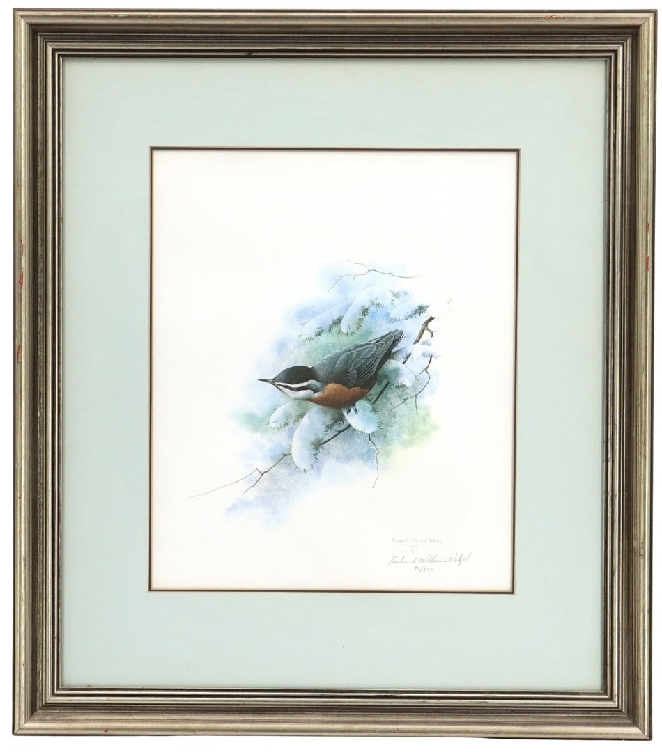 Frederick Wetzel (Born 1943) American, Signed and Numbered Ornithological Lithograph (1 of 7)