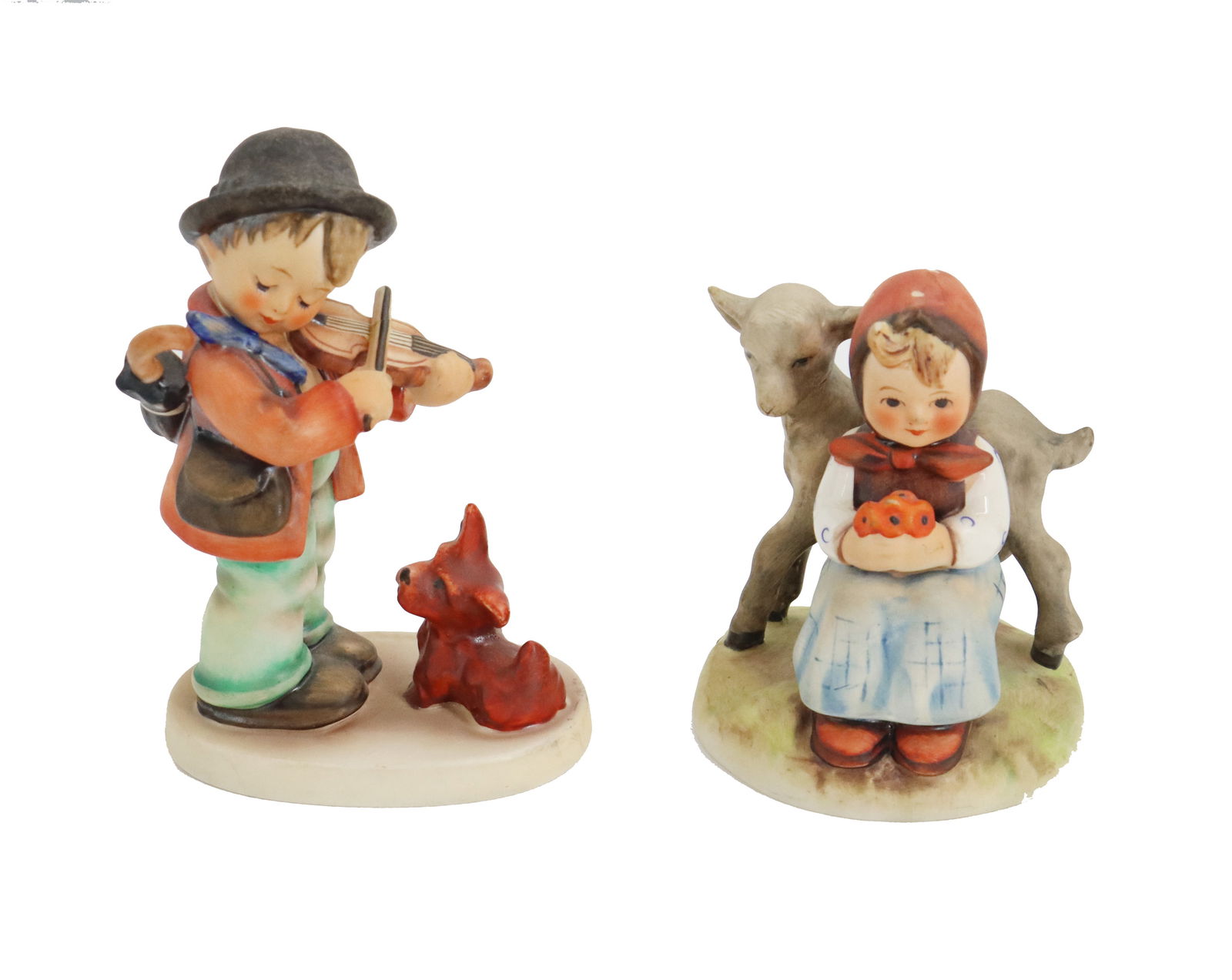 (2) German Goebel Hummel Porcelain Figurines (1 of 18)