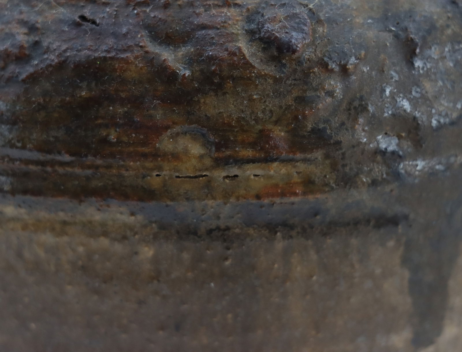 Signed Hand Thrown Earthenware Pot - 11