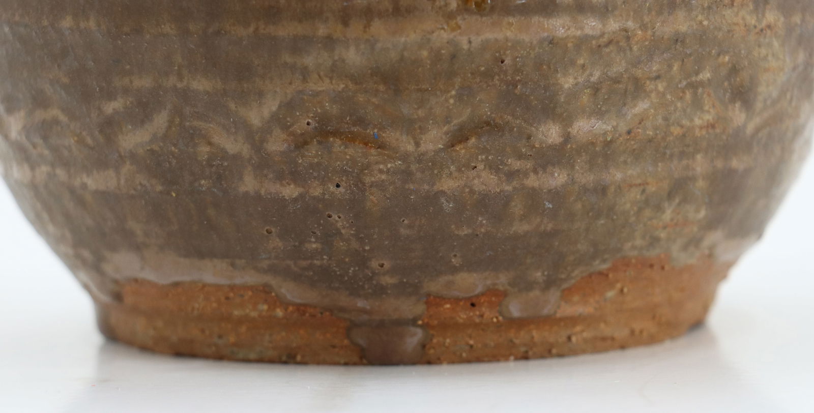 Signed Hand Thrown Earthenware Pot - 12