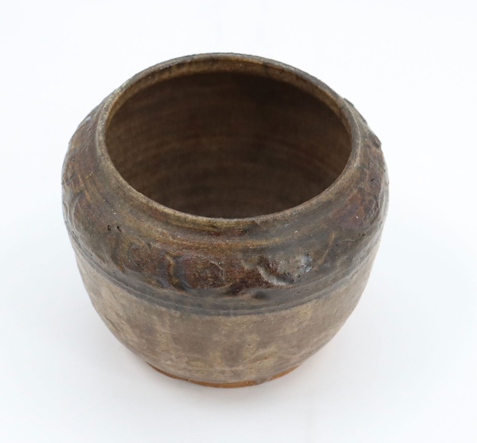 Signed Hand Thrown Earthenware Pot - 2