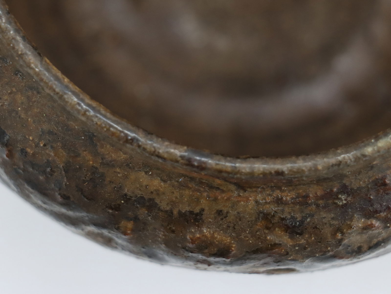 Signed Hand Thrown Earthenware Pot - 8