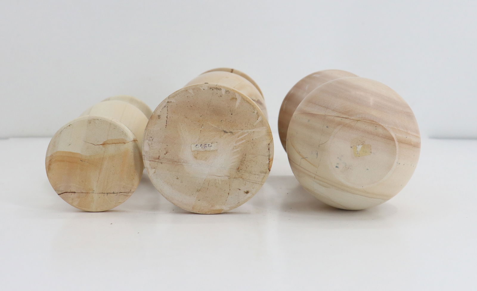 (7) Alabaster Vases - 12