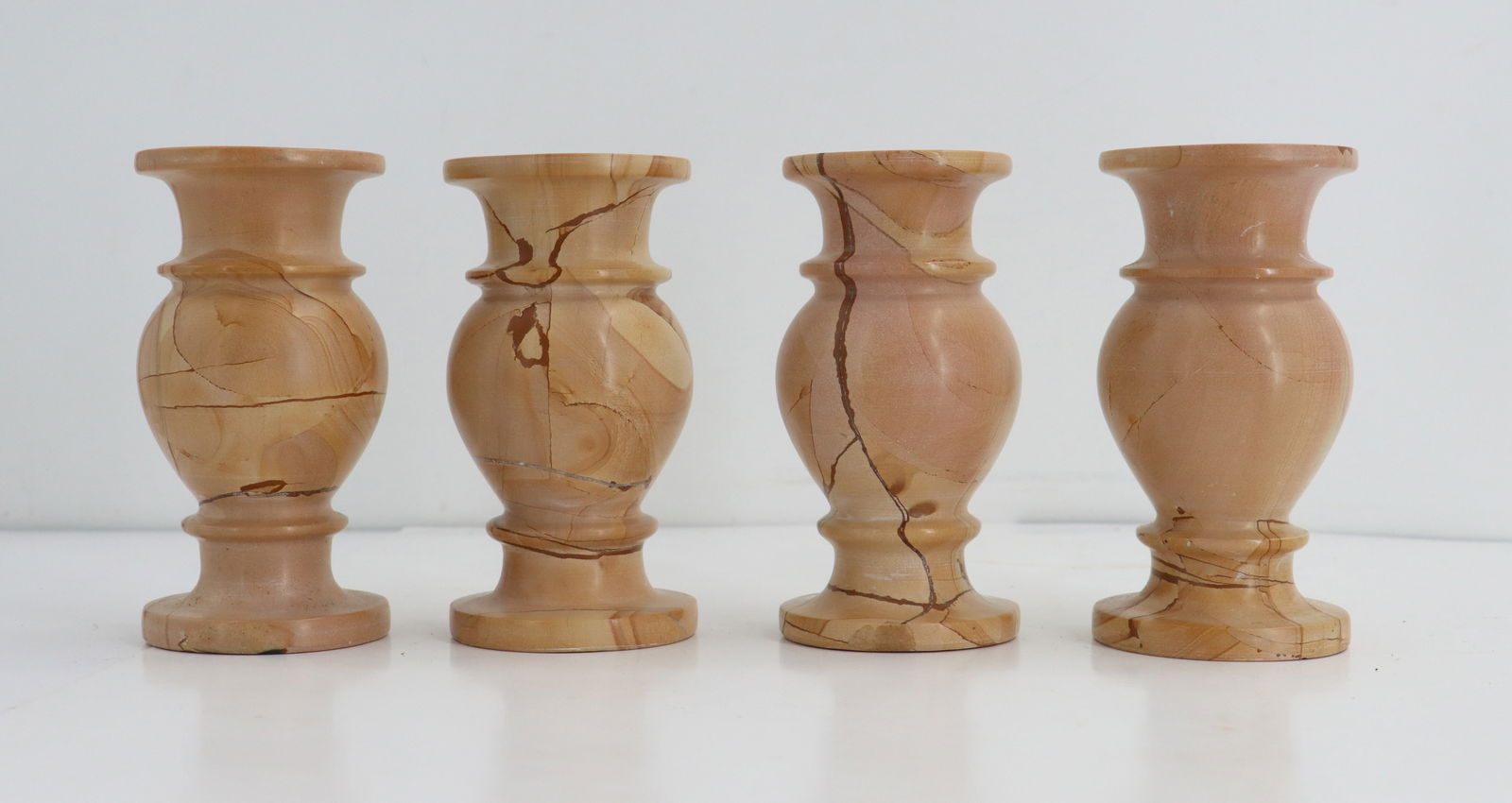 (7) Alabaster Vases - 13