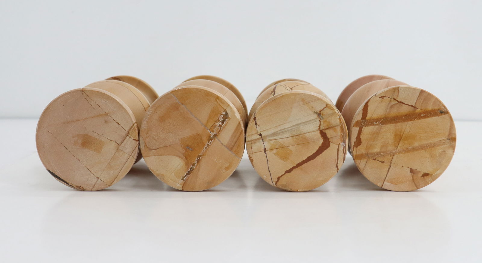 (7) Alabaster Vases - 19