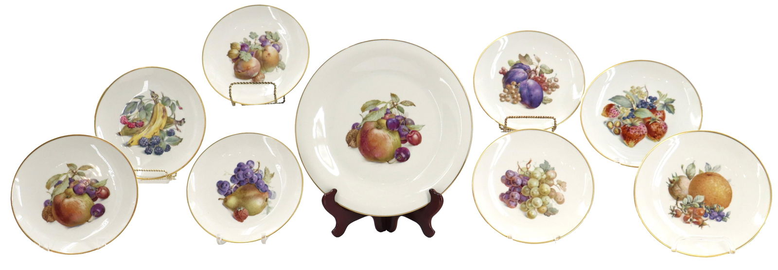 (9) Baronet China German Porcelain with Fruit Basket (1 of 16)