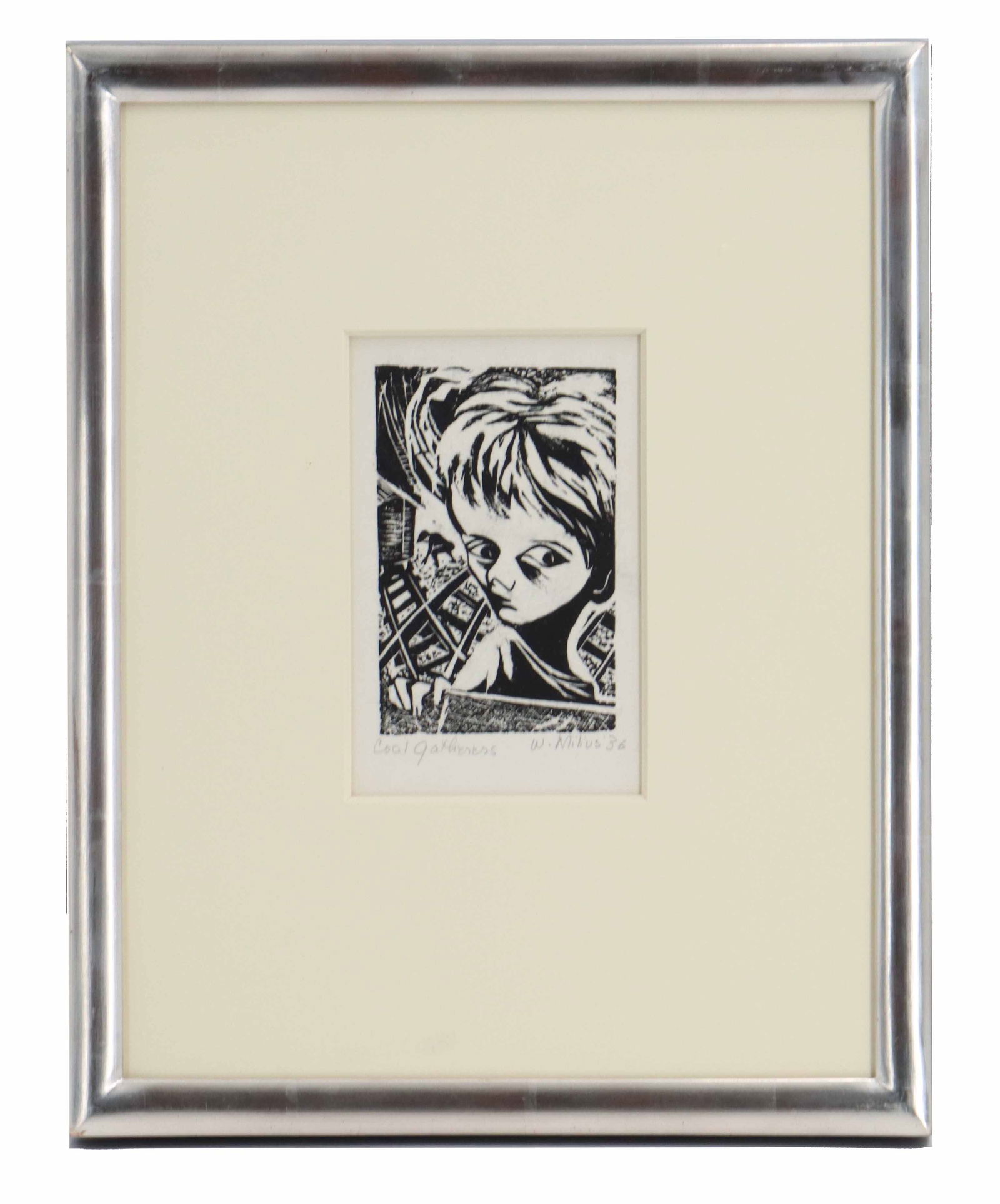 Winifred Milius Lubell (1914-2012) American, 1936 Woodcut (1 of 7)