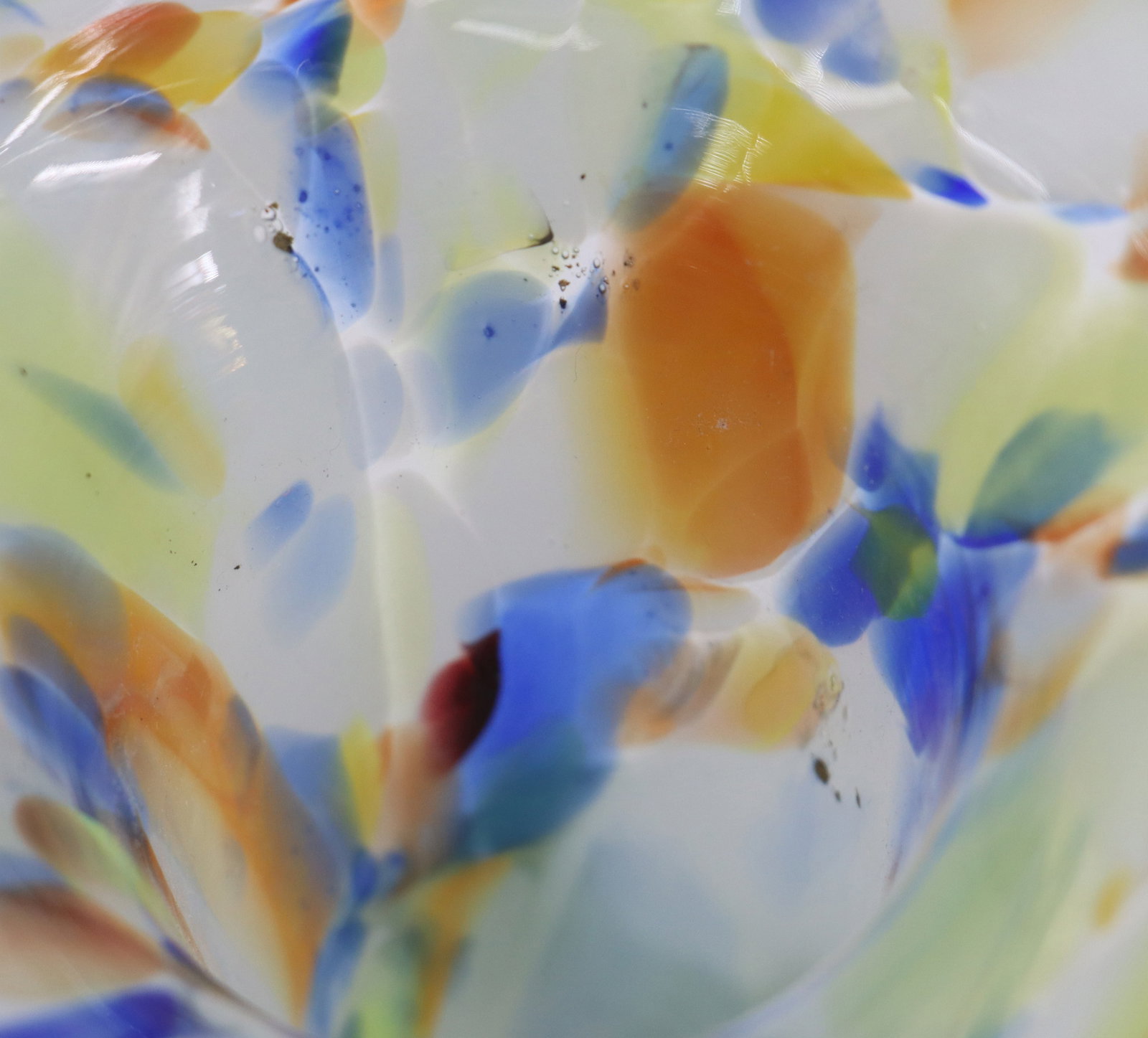 Vintage Murano Art Glass Basket - 11