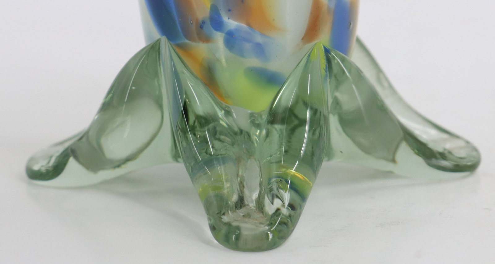 Vintage Murano Art Glass Basket - 7