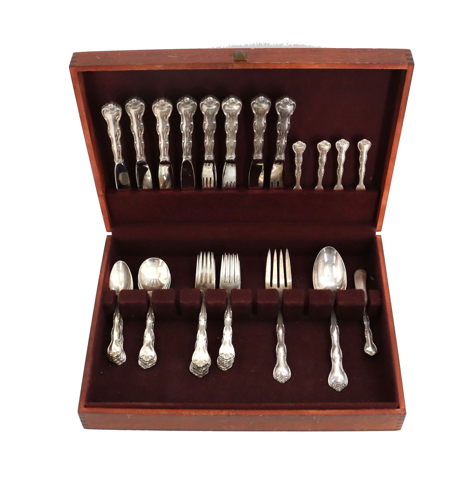 (42) Sterling Silver Utensils in Box - 41.760 ozt. (1 of 16)