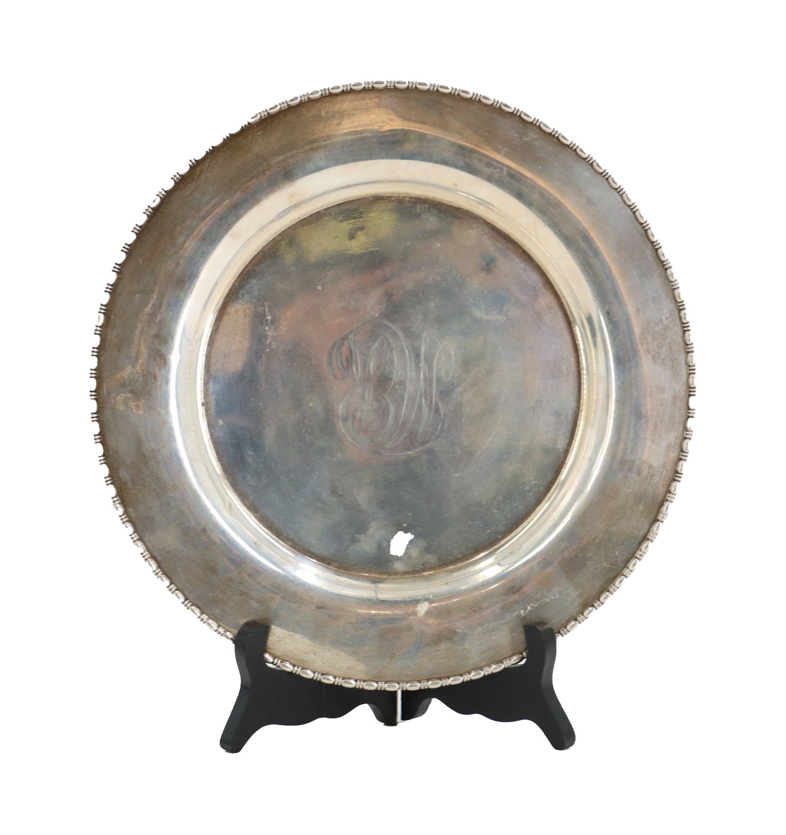 Goodnow & Jenks Sterling Silver Commemorative Plate for Waltham - 11.925 ozt. (1 of 15)