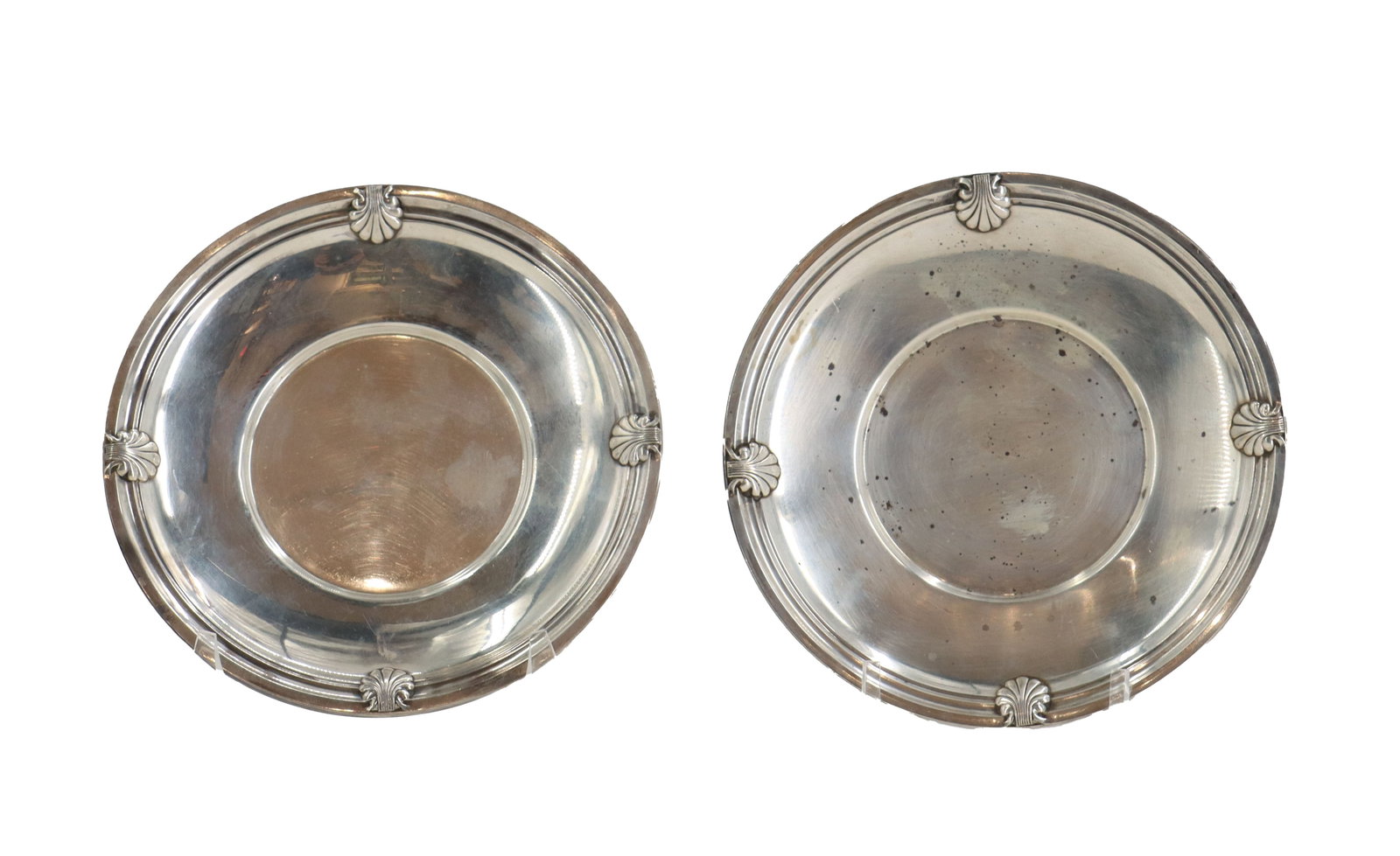 (2) Matching French Sterling Silver Salad Plates - 8.08 ozt. (1 of 13)