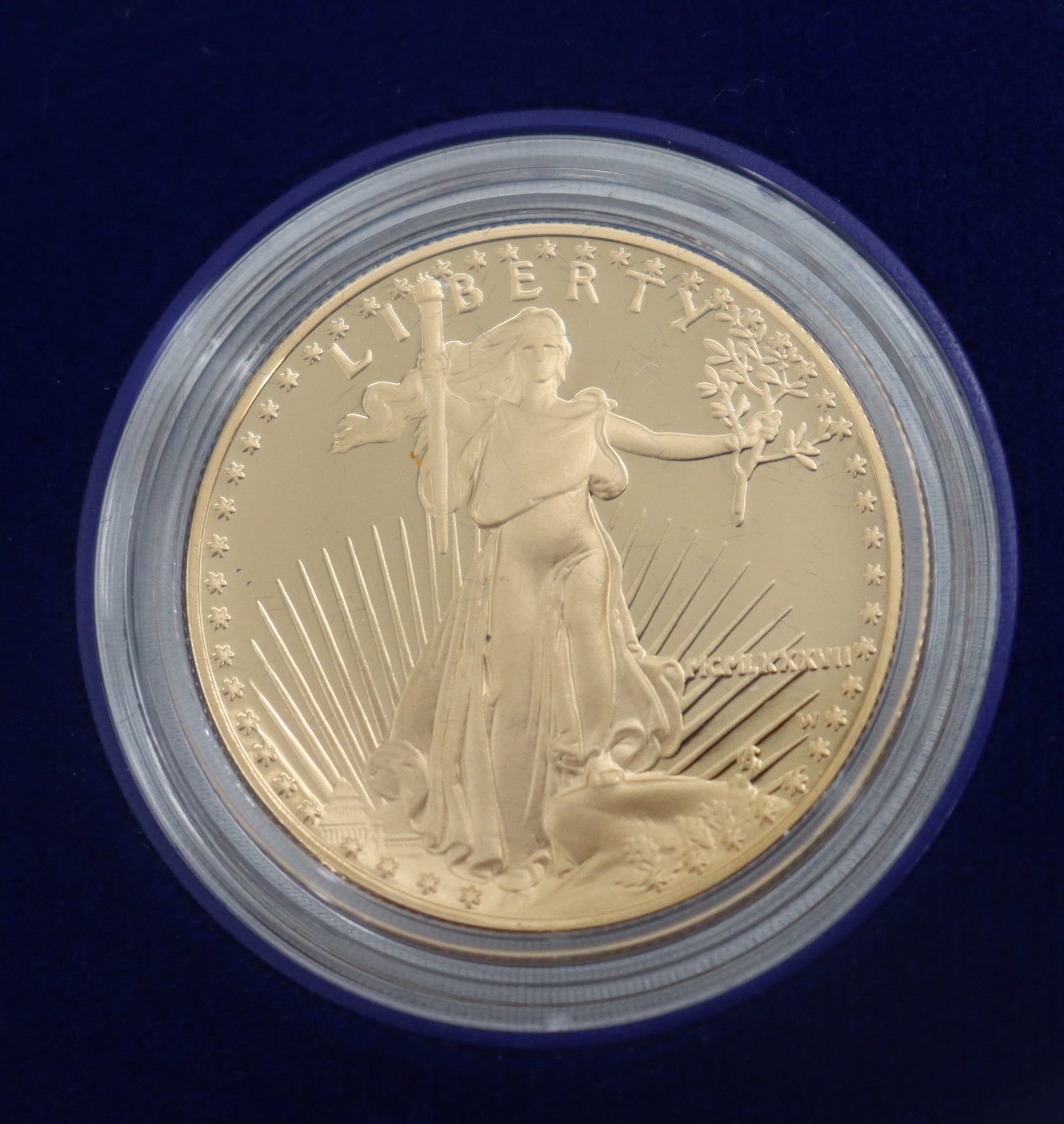 1986-W $50 American Gold Eagle 1oz Proof Coin - 2