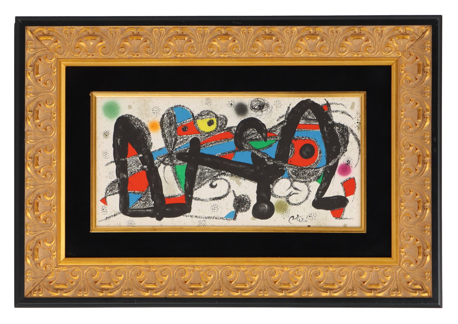Joan Miro (1893-1983) Spanish, Signed First State Lithograph (1 of 11)