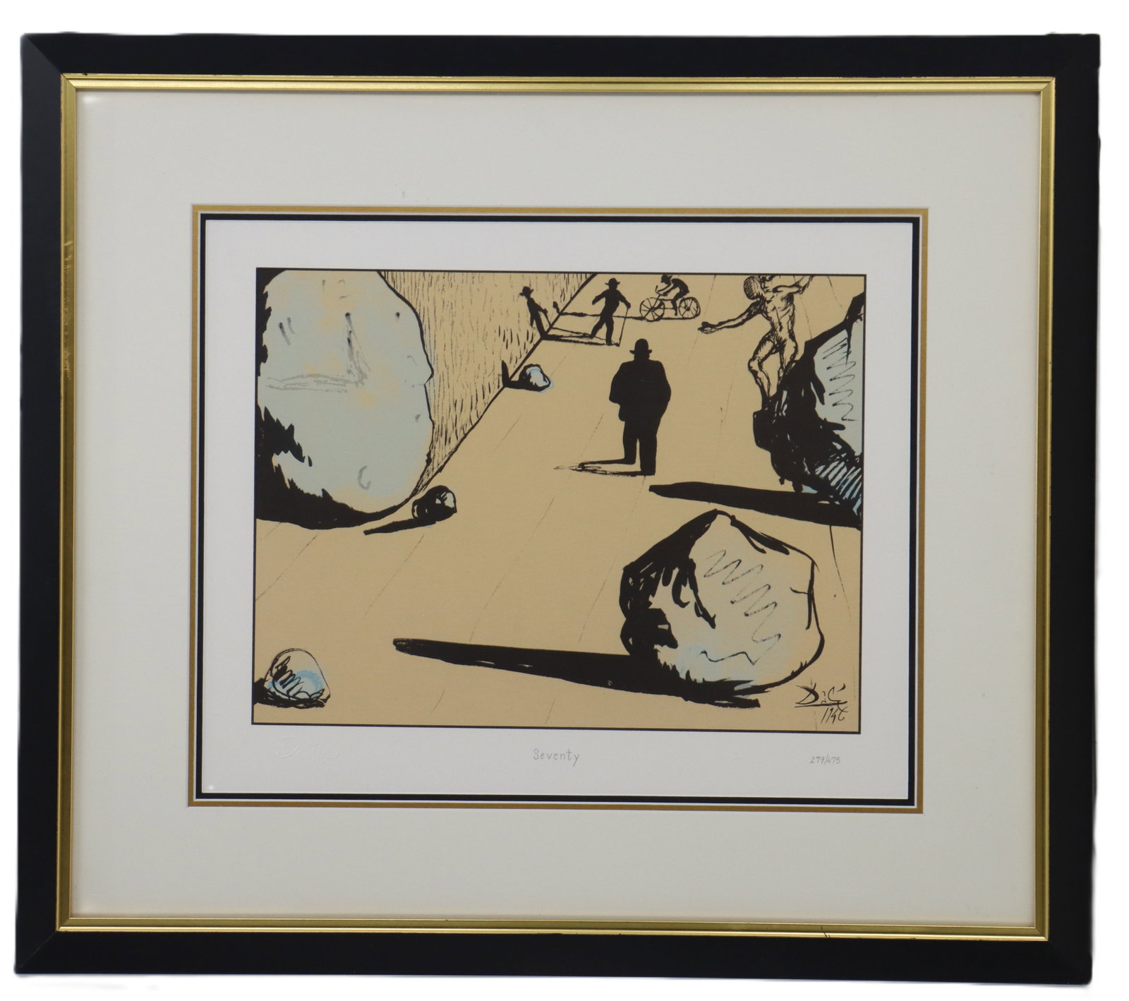 Salvador Dali (1904-1989) Spanish, Serigraph "Destino #70": Salvador Dali (1904-1989) Spanish, Serigraph "Destino #70". Pencil signed "seventy" and numbered 279/475. Seventy was based on a storyboard created by Dali for Disney Stu