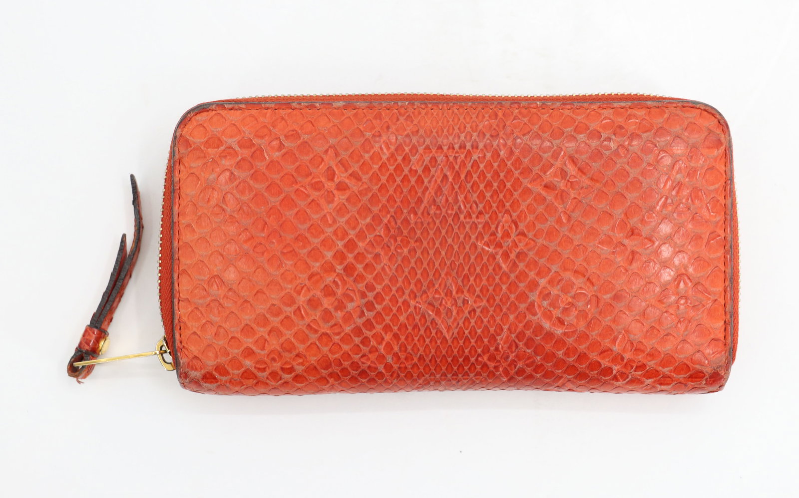 Exotic Red Python Leather Louis Vuitton Zippy Wallet - 13