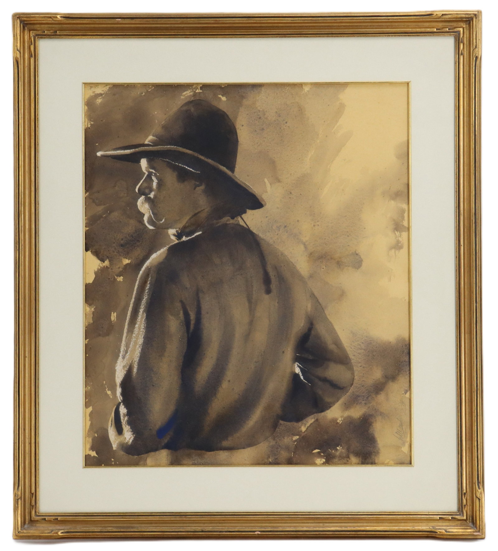 William Matthews (Born 1949) American, Original Cowboy Watercolor on Paper (1 of 9)